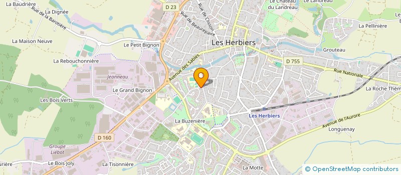 localisation de l'entreprise VETILITY à LES HERBIERS