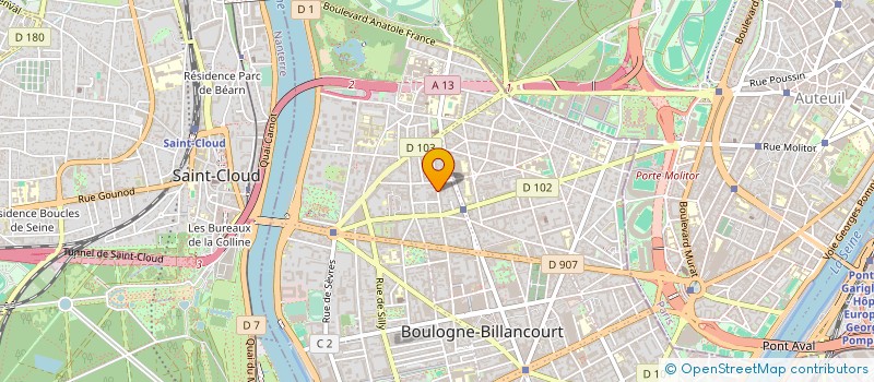 localisation de l'entreprise VETILLART PRONY INVESTISSEMENTS à BOULOGNE-BILLANCOURT