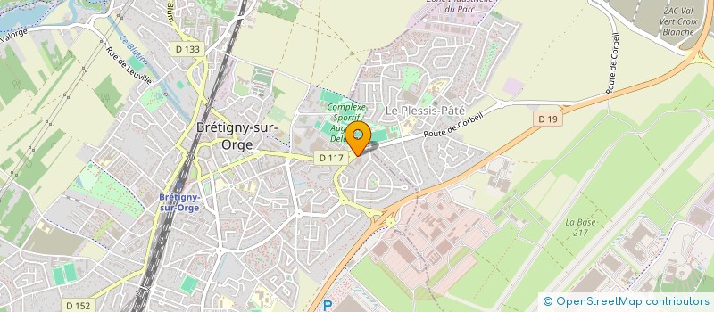 localisation de l'entreprise VETILLE AUTOMOBILES à BRETIGNY-SUR-ORGE