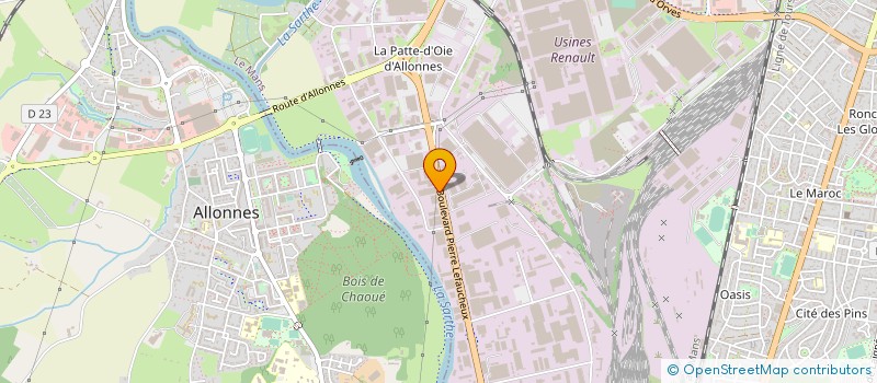 localisation de l'entreprise VETIM à LE MANS