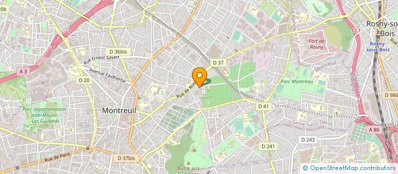 localisation de l'entreprise VETIM à MONTREUIL