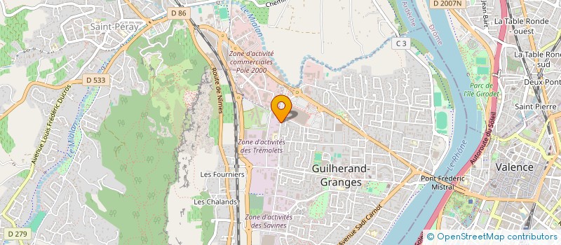 localisation de l'entreprise VETIMAUG à GUILHERAND-GRANGES
