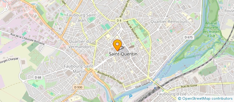 localisation de l'entreprise VETIMEX 02 à SAINT-QUENTIN