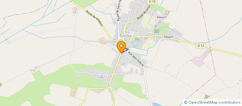 localisation de l'entreprise VETISA  BAUGY