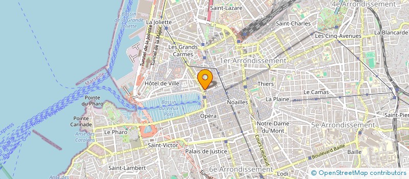 localisation de l'entreprise VETISUD à MARSEILLE