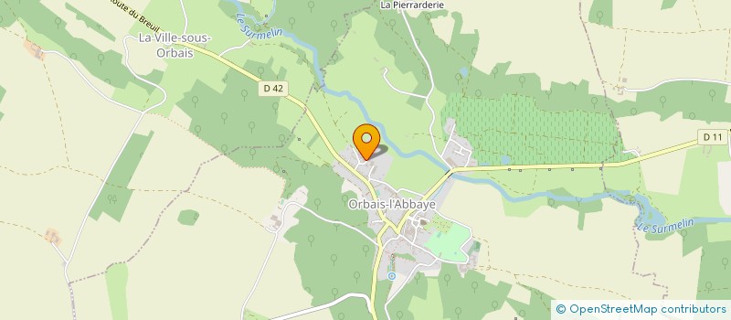 localisation de l'entreprise VETIVER à ORBAIS