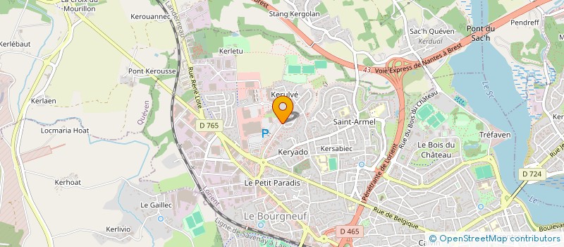 localisation de l'entreprise VETKOME à LORIENT