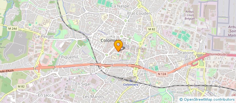 localisation de l'entreprise VETMED à COLOMIERS