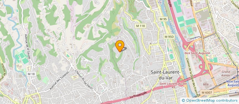 localisation de l'entreprise VETMED à SAINT-LAURENT-DU-VAR
