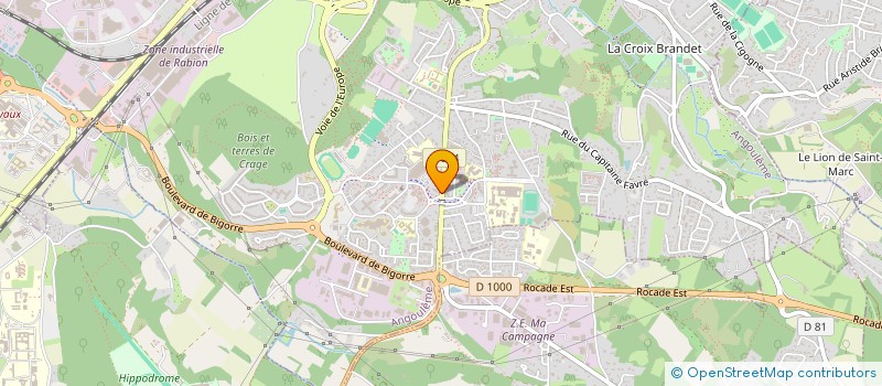 localisation de l'entreprise VETO 16 à ANGOULEME