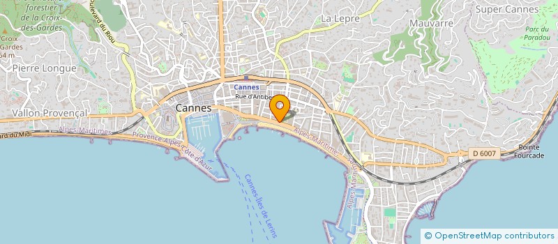 localisation de l'entreprise VETO BIO à CANNES