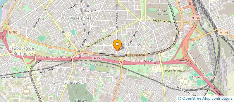 localisation de l'entreprise VETO NATIONALE  LILLE