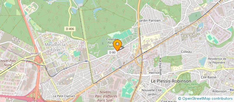 localisation de l'entreprise VETO SERVICE à CLAMART