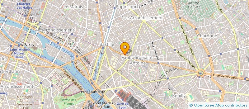 localisation de l'entreprise VETO SHOP à PARIS 11