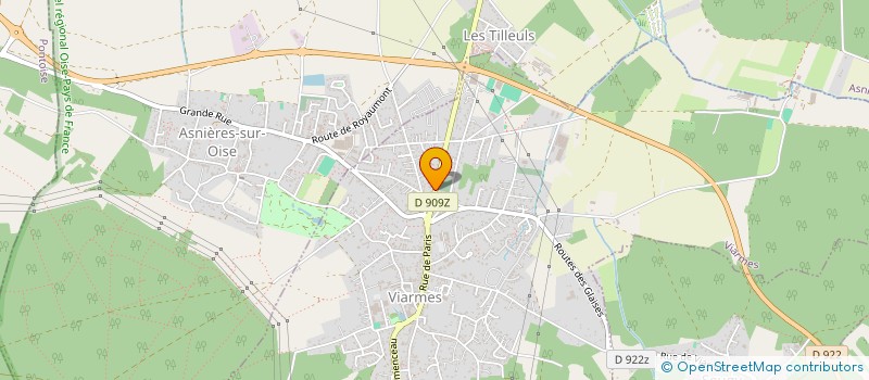 localisation de l'entreprise VETO VIARMES  VIARMES