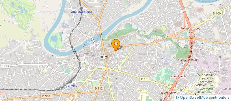 localisation de l'entreprise VETOCCITAN FORMATION à ALBI