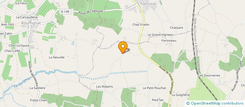 localisation de l'entreprise VETODOM  COUX