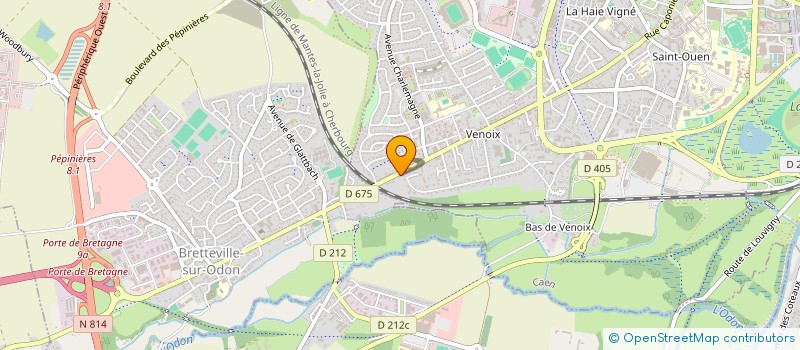 localisation de l'entreprise VETODON à CAEN