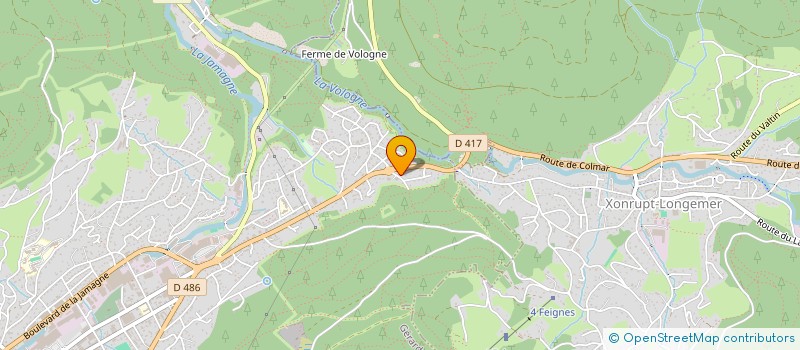 localisation de l'entreprise VETOHULOTTE à GERARDMER