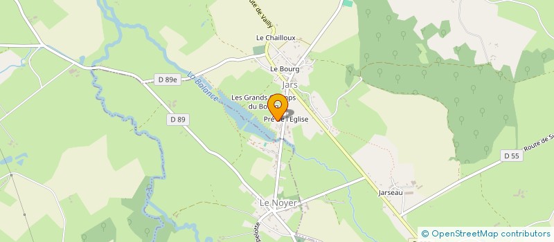 localisation de l'entreprise VETOIS  JARS