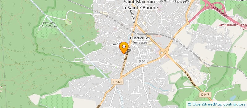 localisation de l'entreprise VETOMAX à SAINT-MAXIMIN-LA-SAINTE-BAUME