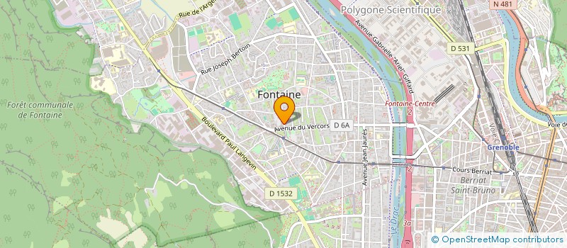 localisation de l'entreprise VETOMEGA à FONTAINE