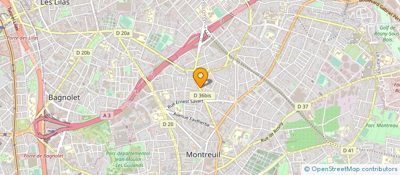 localisation de l'entreprise VETOPHONIE à MONTREUIL