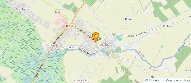 localisation de l'entreprise VETOSPHERE  LE GUA