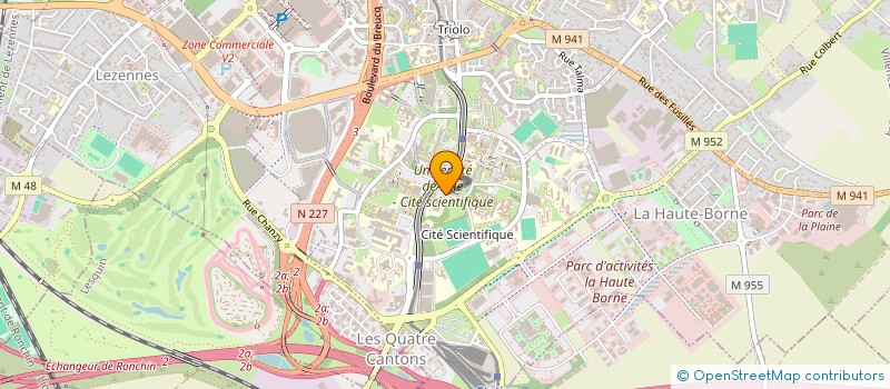 localisation de l'entreprise VETOTECH à VILLENEUVE-D'ASCQ
