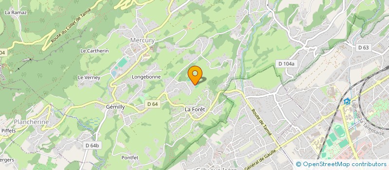 localisation de l'entreprise VETOTRUCK  ALBERTVILLE