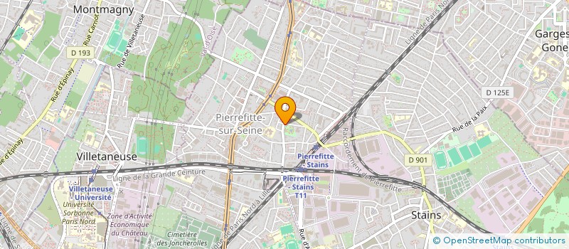 localisation de l'entreprise VETOU à PIERREFITTE-SUR-SEINE