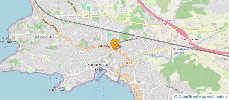 localisation de l'entreprise VETPROVENCE à SANARY-SUR-MER