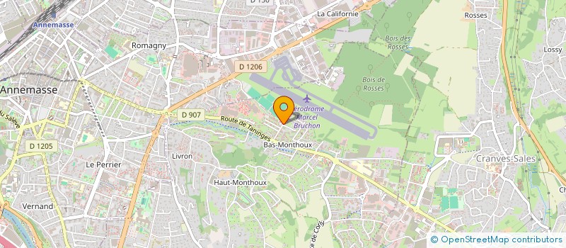 localisation de l'entreprise VETRAZ-ADAC HAUTE-SAVOIE (ACADEMIE DES ARTS DE COMBAT HAUTE-SAVOIE)  VETRAZ-MONTHOUX