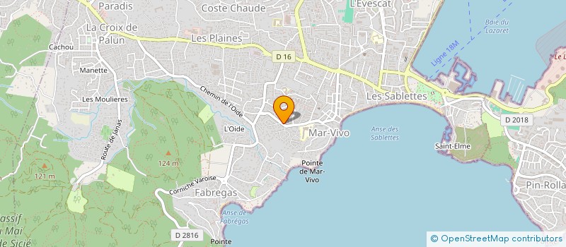 localisation de l'entreprise VETSAB à LA SEYNE-SUR-MER