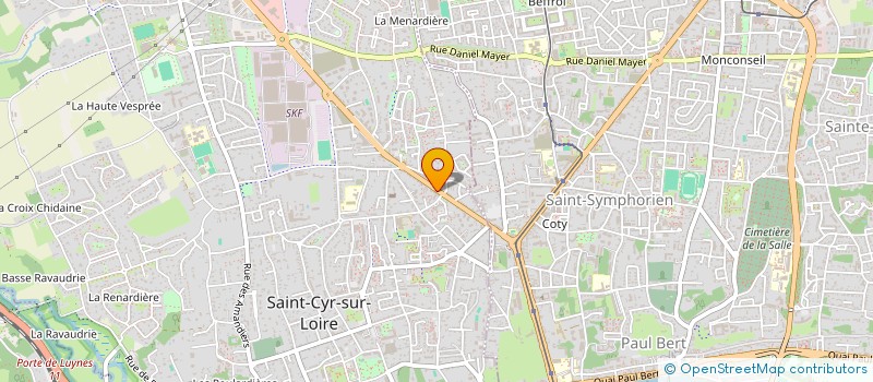 localisation de l'entreprise VETSTCYR à SAINT-CYR-SUR-LOIRE