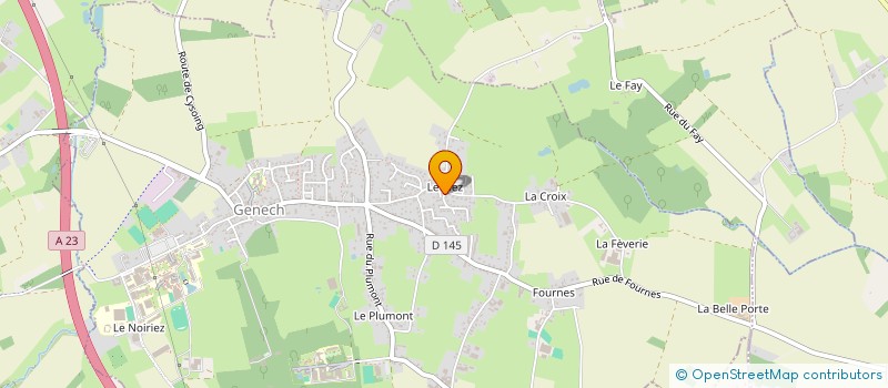 localisation de l'entreprise VETTAA  GENECH