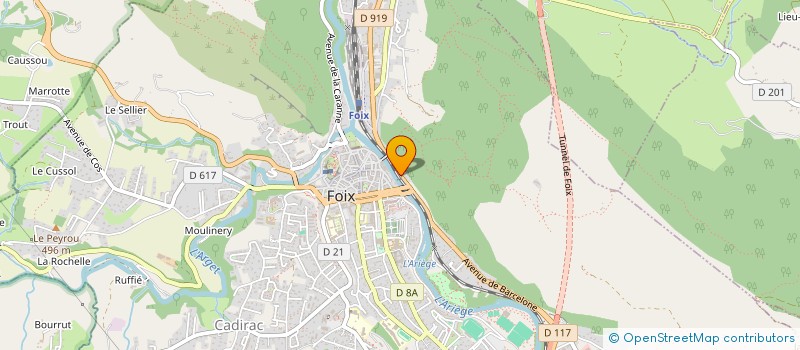 localisation de l'entreprise VETTES à FOIX