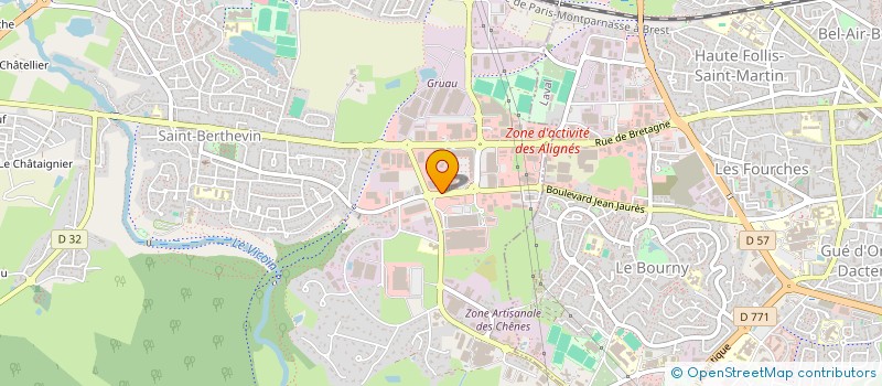 localisation de l'entreprise VETTIER  SAINT-BERTHEVIN