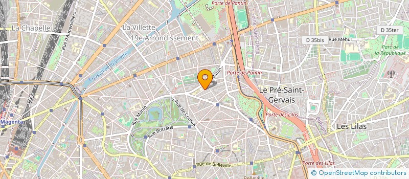 localisation de l'entreprise VETTY MOD  PARIS