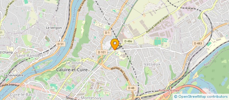 localisation de l'entreprise VETUNION  CALUIRE-ET-CUIRE