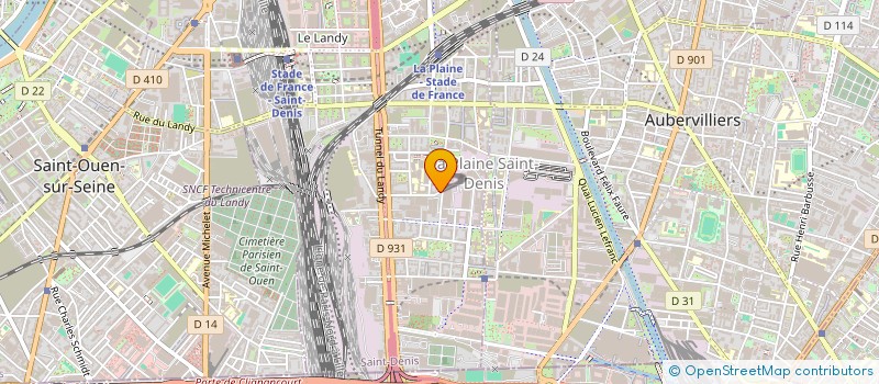 localisation de l'entreprise VETURA à SAINT-DENIS