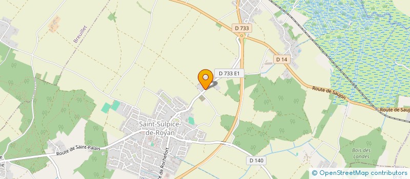 localisation de l'entreprise VETUS GALLI 17  SAINT-SULPICE-DE-ROYAN