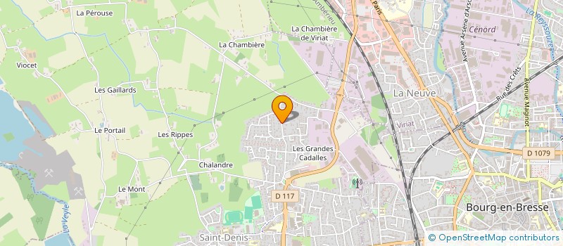 localisation de l'entreprise VEUILLET IMMOBILIER à SAINT-DENIS-LES-BOURG