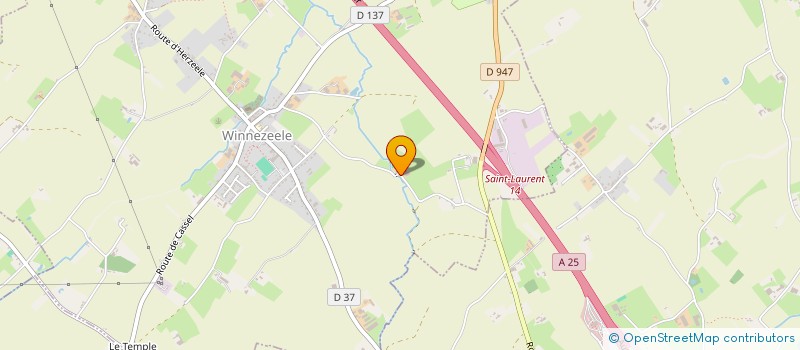 localisation de l'entreprise VEULEU'FEEST  WINNEZEELE