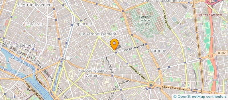 localisation de l'entreprise VEULIAH  PARIS