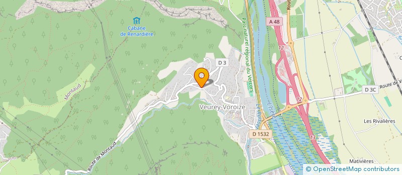 localisation de l'entreprise VEUREY CONSTRUCTION SARL à VEUREY-VOROIZE
