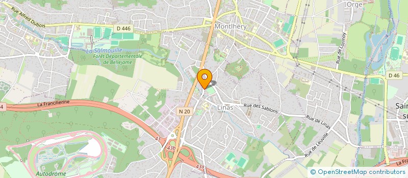localisation de l'entreprise VEV MONDE à LINAS