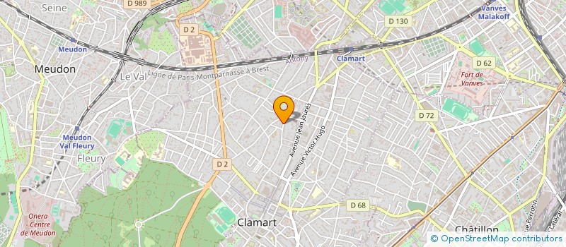 localisation de l'entreprise VEVA PROPERTIES à CLAMART