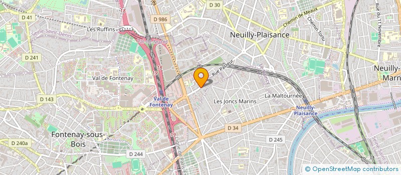 localisation de l'entreprise VEX CONSULT à FONTENAY-SOUS-BOIS