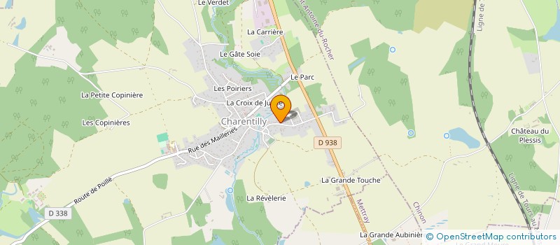 localisation de l'entreprise VEXAF à CHARENTILLY